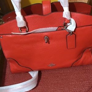 New Coach Mercer 30 Satchel #37575